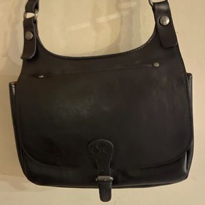 Patricia Nash Black, Leather Saddle Bag. Originally $299. Like new, Asking $125